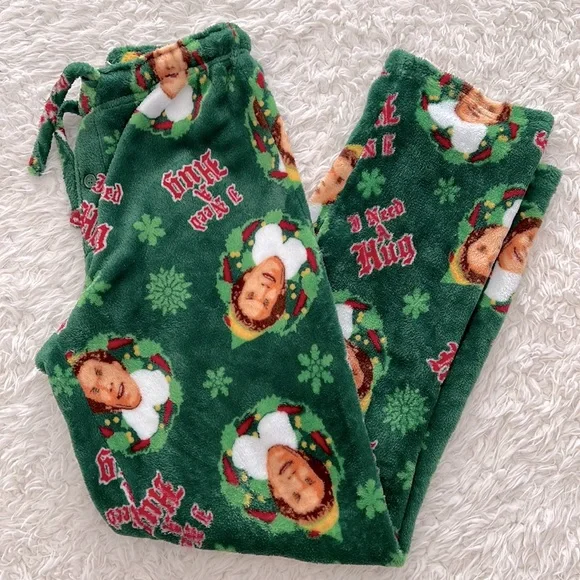 Elf Christmas Pajama Pants - Picture 1 of 11